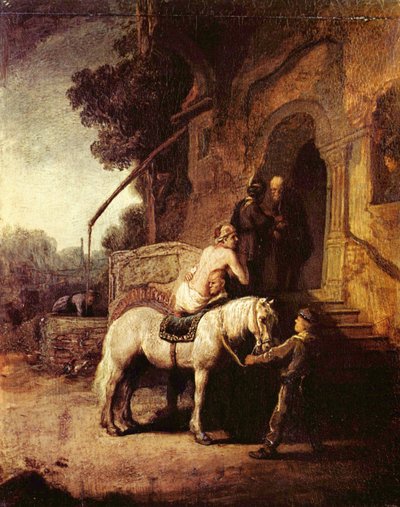 The Good Samaritan by Rembrandt van Rijn